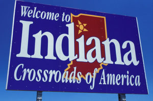 welcome sign indiana state welcome indiana crossroads america