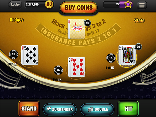play blackjack with friends online