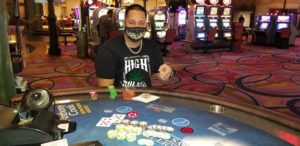 Blazing 7's Blackjack Jackpot Winner